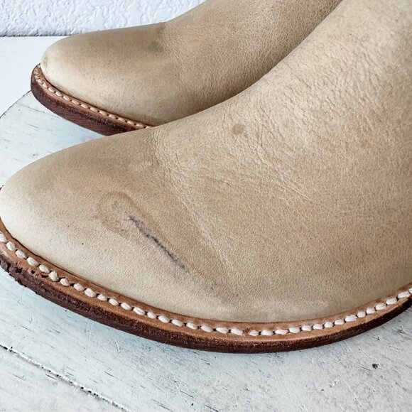 Lane PLAIN JANE Womens Cowboy Booties 5 Butterscotch Western Cowgirl Short Boots - Picture 5 of 13